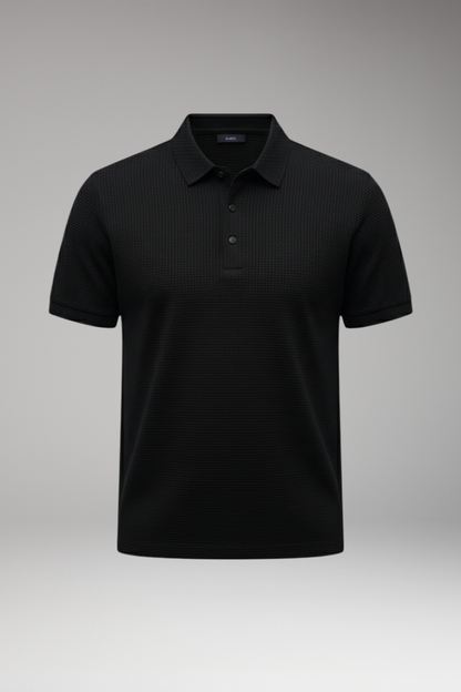 Men's Short Sleeve Polo Shirt Button Neckline - Vonnera