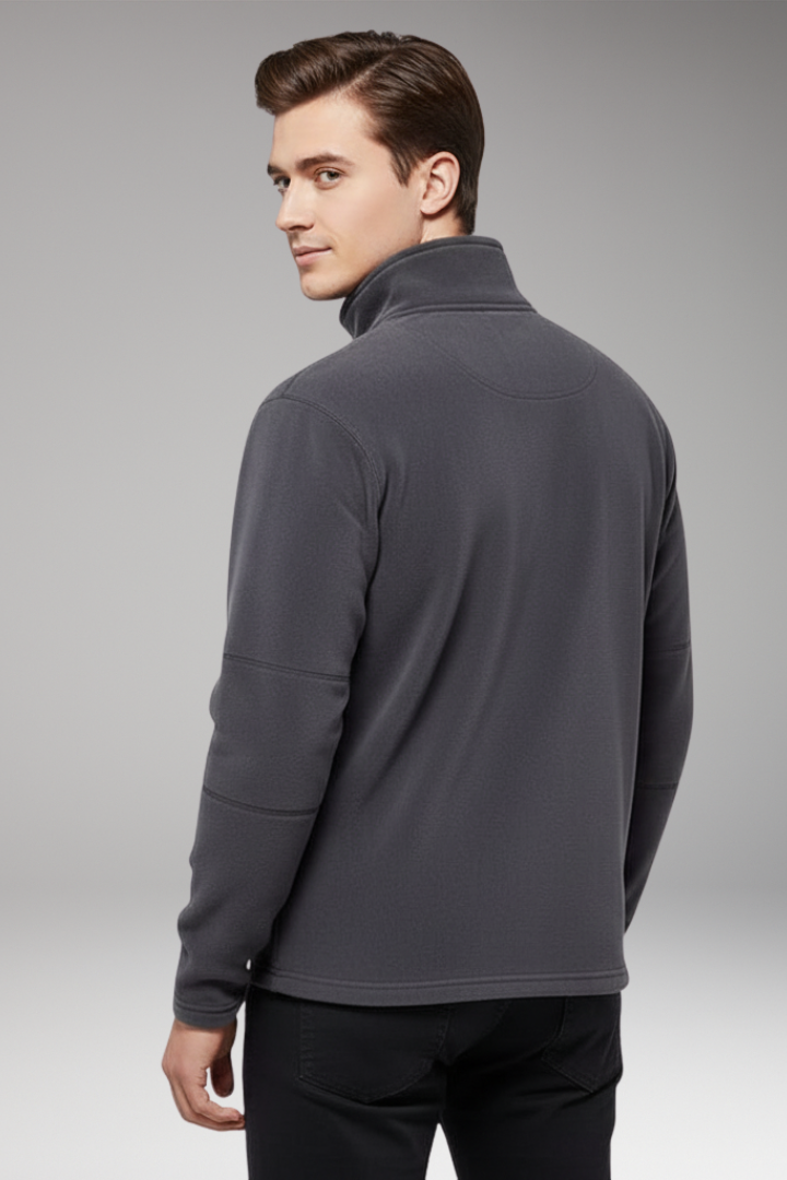 Men's Quarter Zip Pullover Fleece Lined