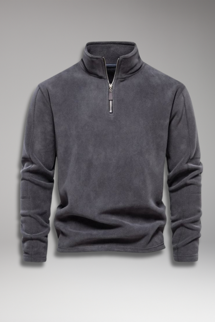 Men's Quarter Zip Pullover Fleece Lined - Vonnera