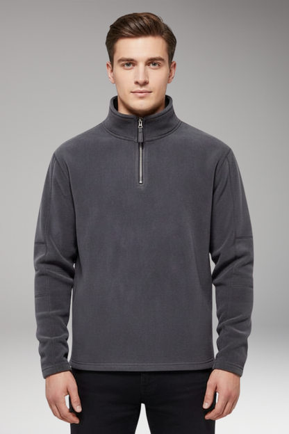 Men's Quarter Zip Pullover Fleece Lined