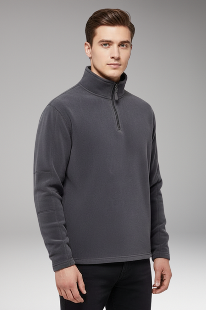 Men's Quarter Zip Pullover Fleece Lined