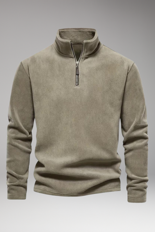Men's Fleece Pullover Zip Closure - Vonnera