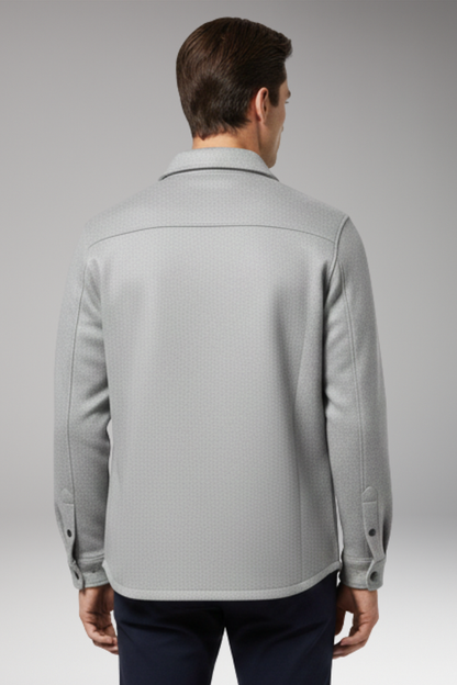 Men's Shirt Jacket Cotton Collar Chest Pockets