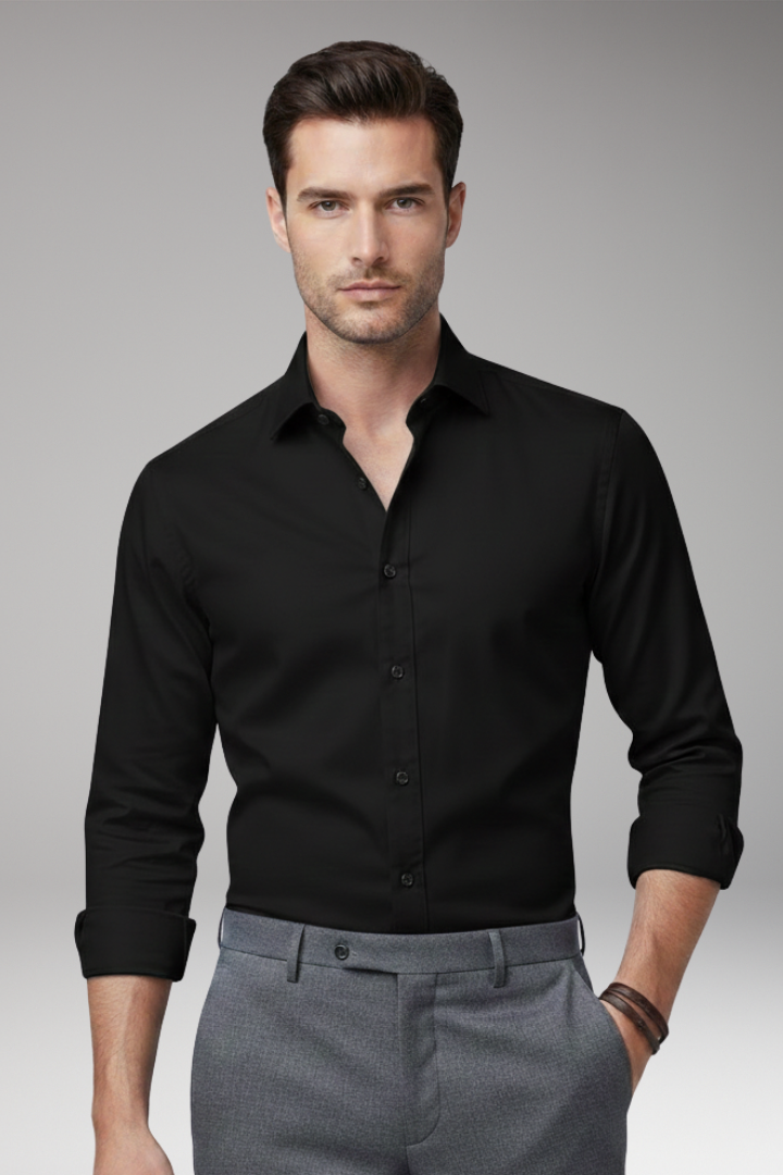 Men's Classic Collar Button Shirt