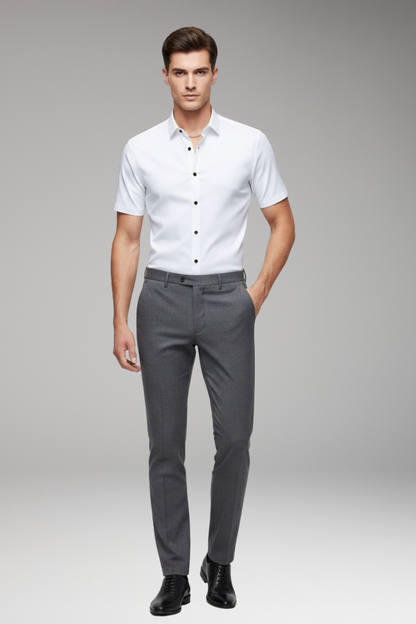 Men's Classic Collar Button Front Shirt