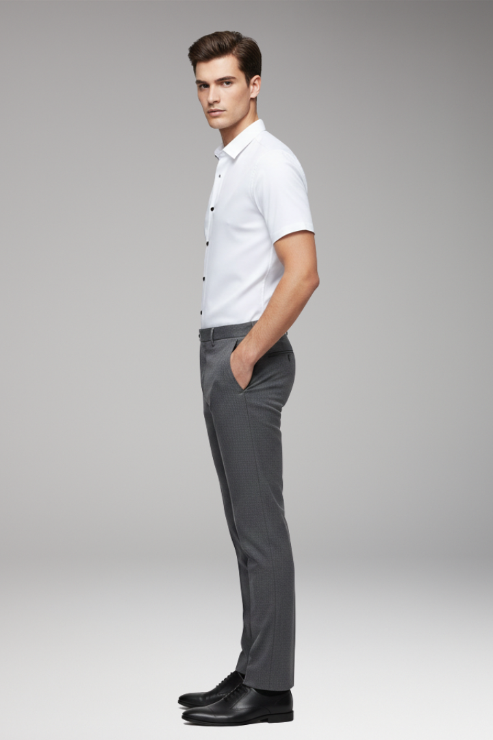 Men's Classic Collar Button Front Shirt