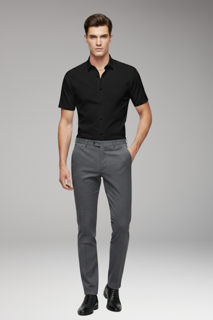 Men's Classic Collar Button Front Shirt