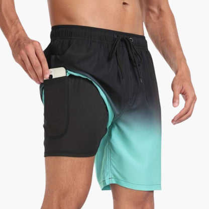Men's Drawstring Elastic Waist Shorts