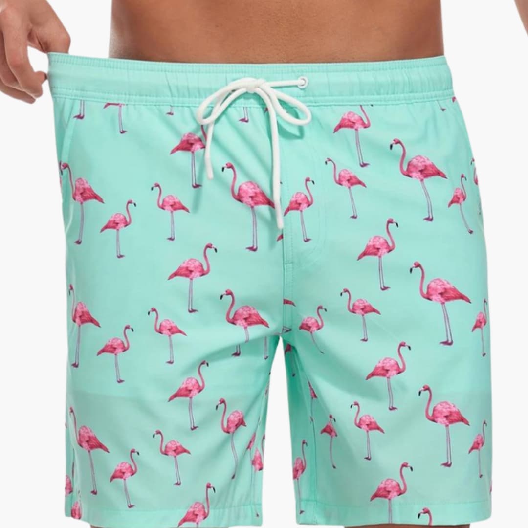 Men's Drawstring Elastic Waist Shorts