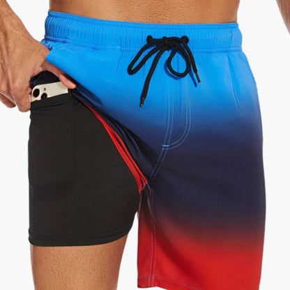Men's Drawstring Elastic Waist Shorts