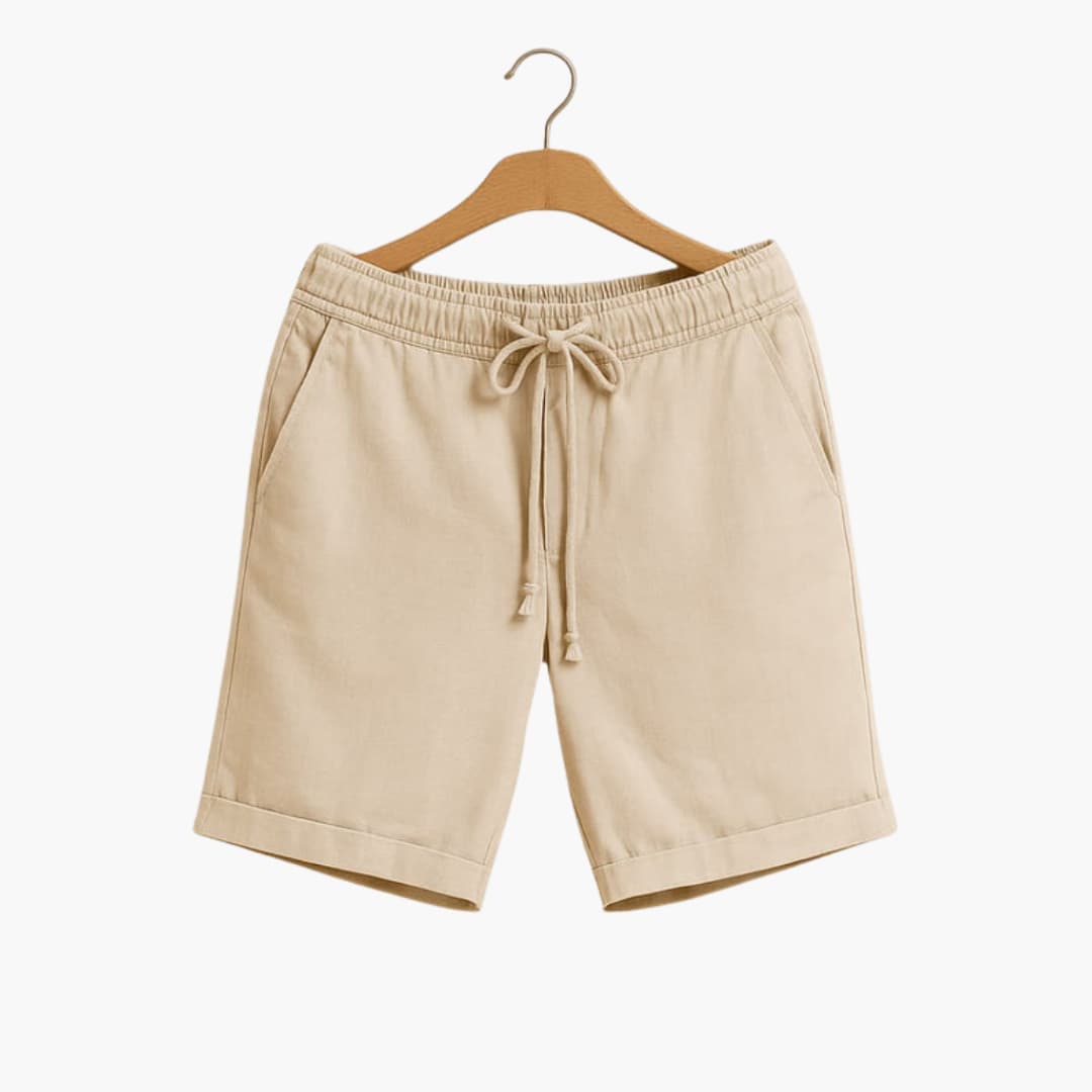 Men's Drawstring Shorts with Side Pockets