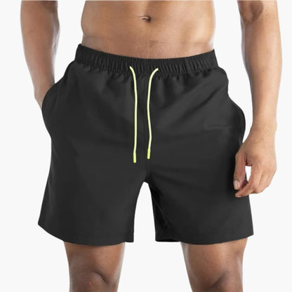 Men's Elastic Waist Shorts Stretch Fabric