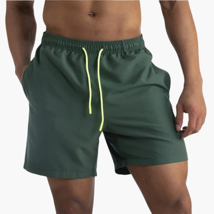 Men's Elastic Waist Shorts Stretch Fabric