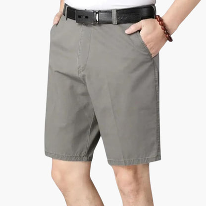Men's Slim Fit Shorts Zip Fly