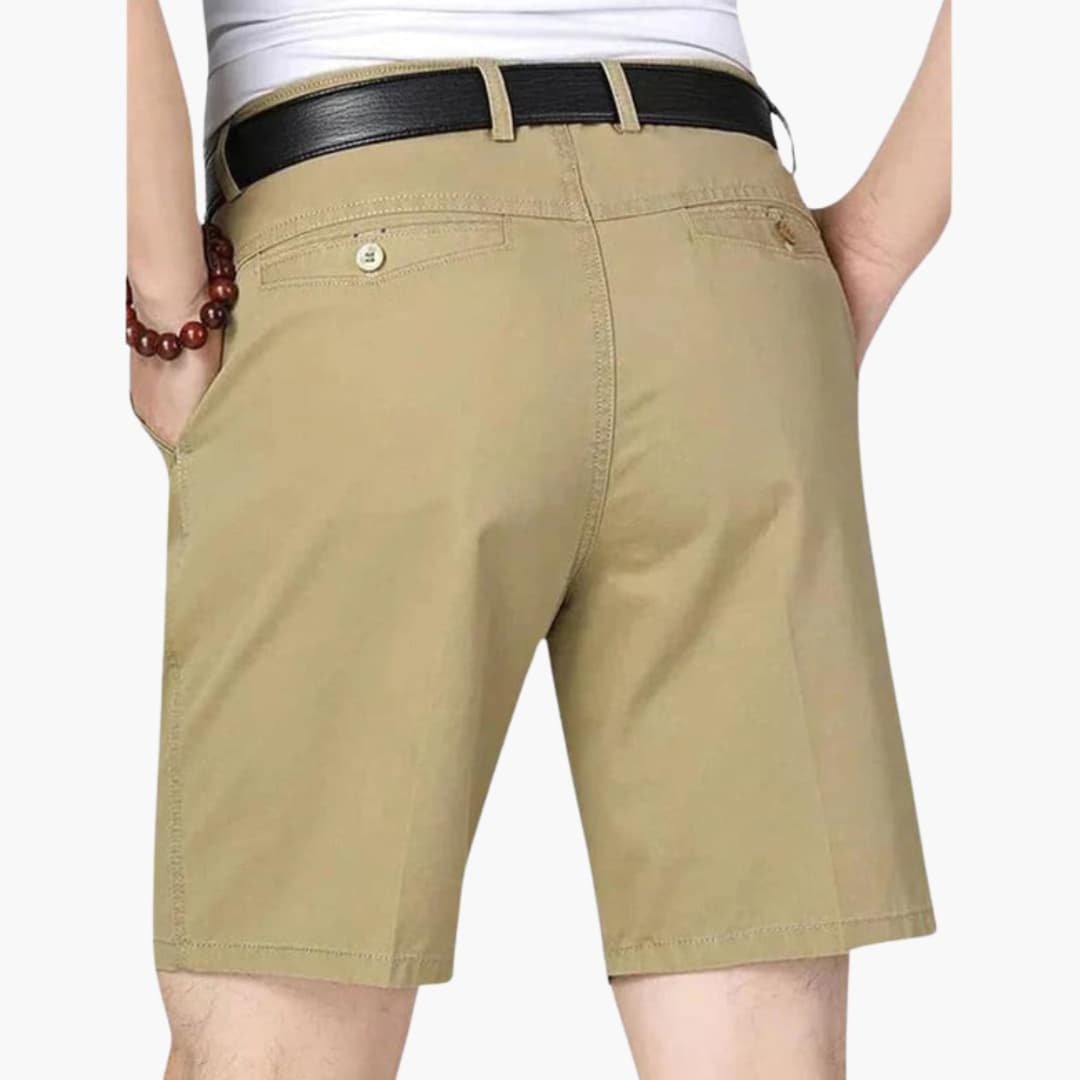 Men's Slim Fit Shorts Zip Fly