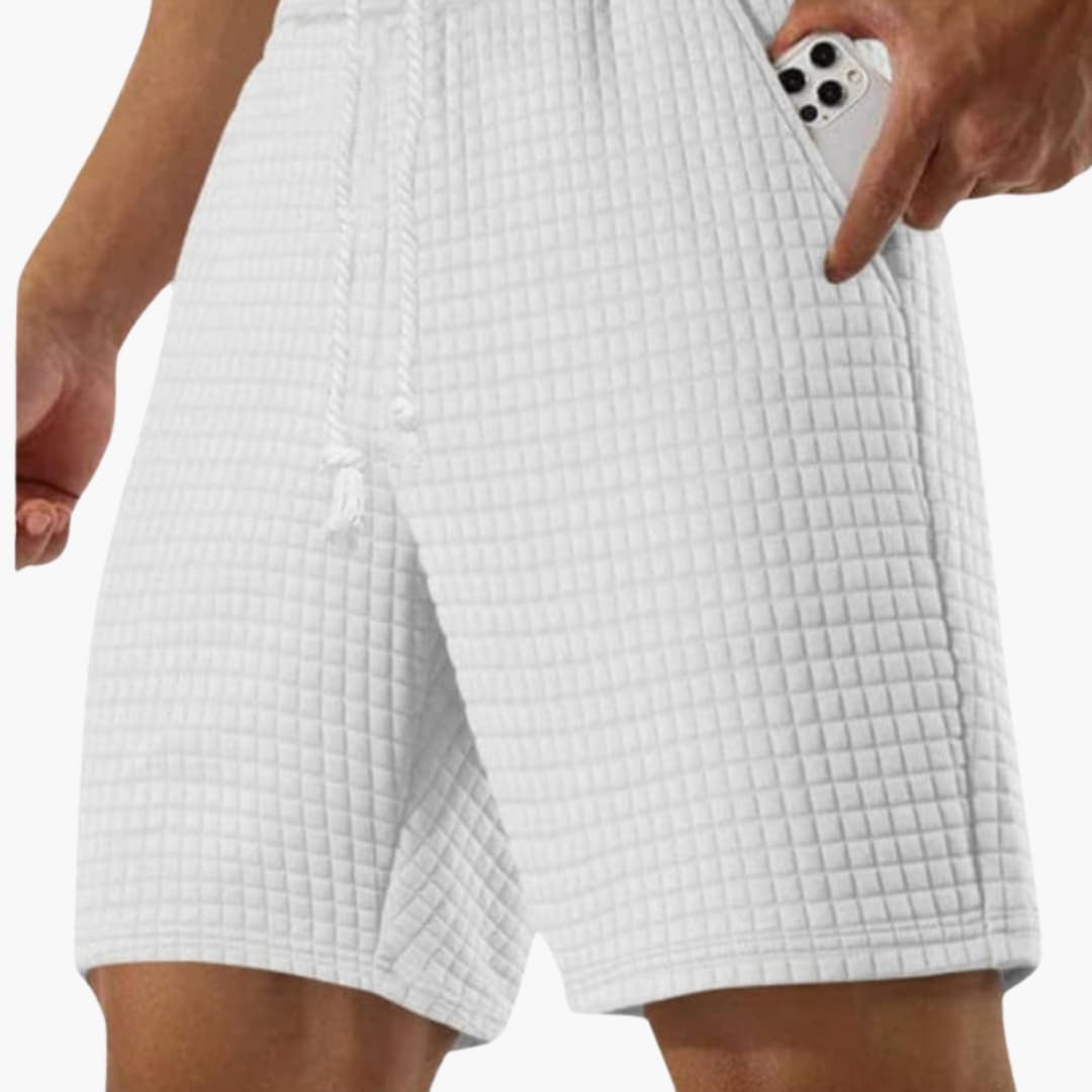 Men's Sports Shorts Elastic Waist Side Pockets