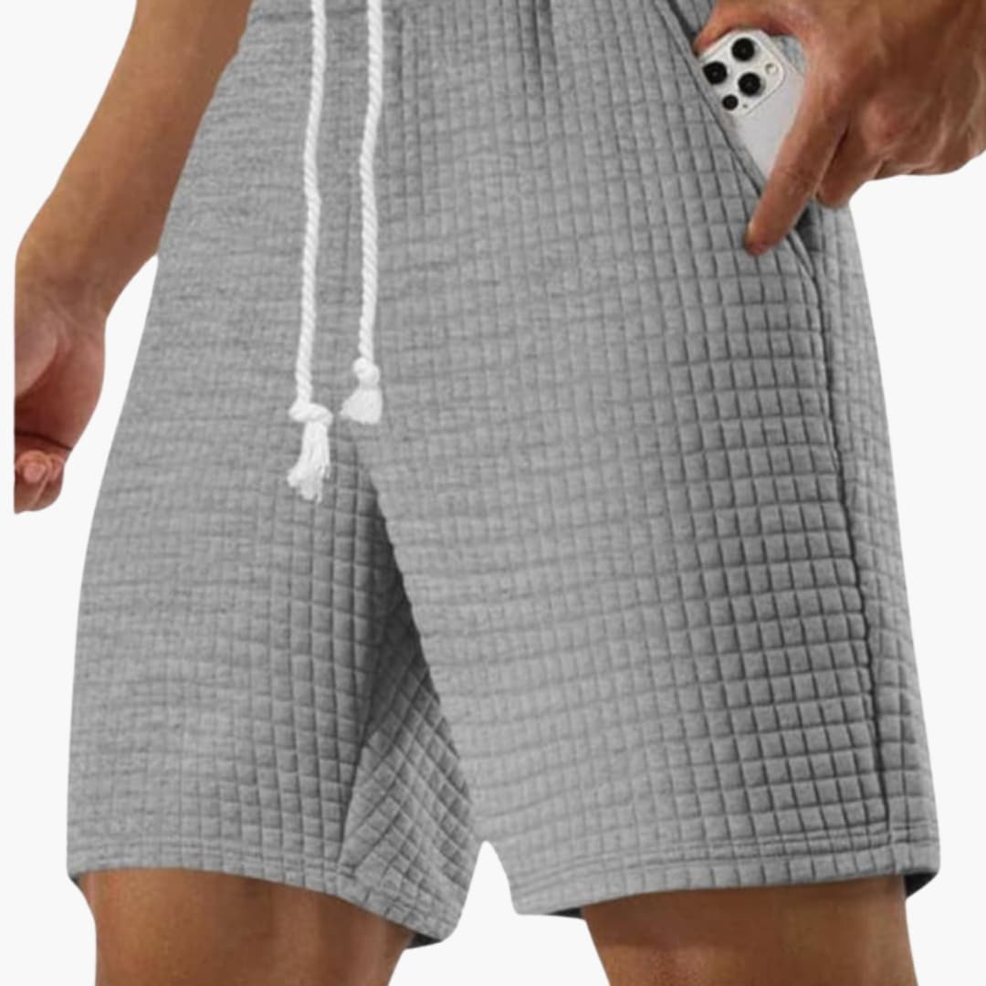 Men's Sports Shorts Elastic Waist Side Pockets