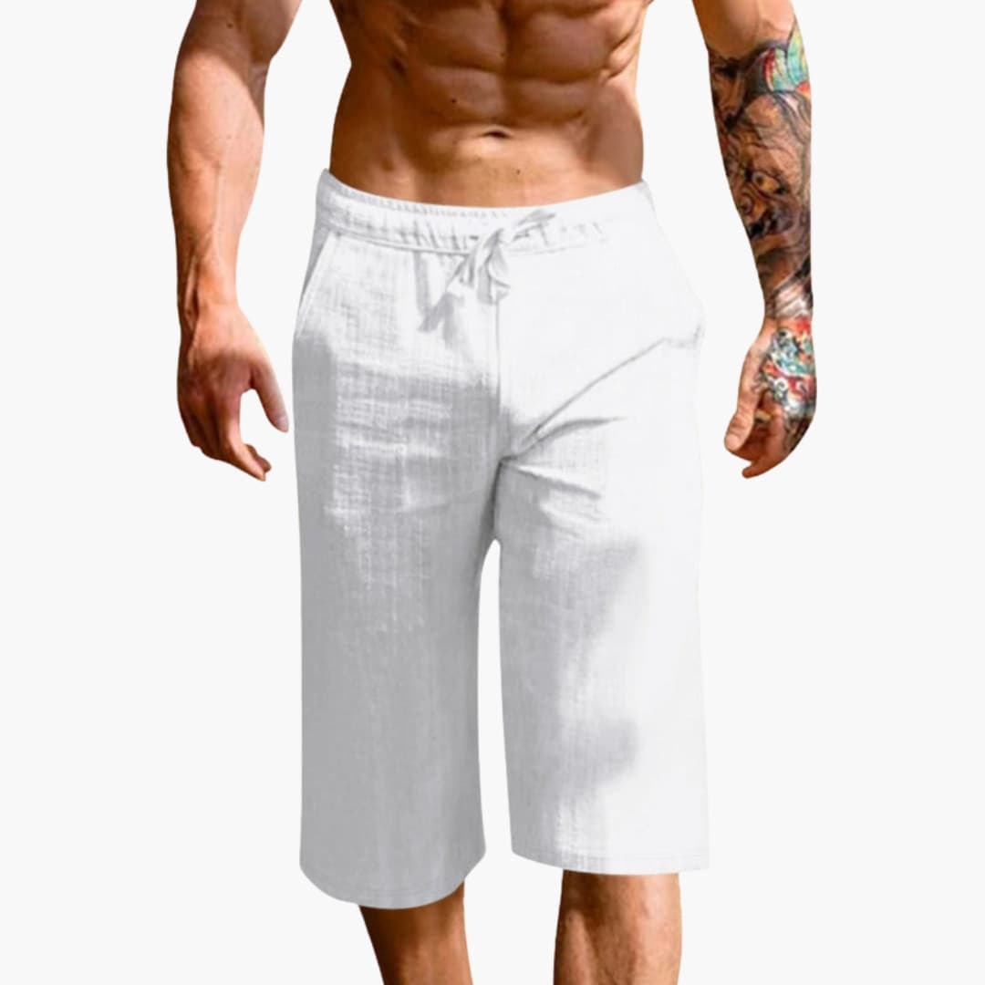 Men's Athletic Shorts Elastic Waist Straight Leg - Vonnera