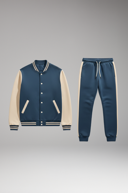 Men's Sports Suit Bomber Jacket Jogging Pants - Vonnera