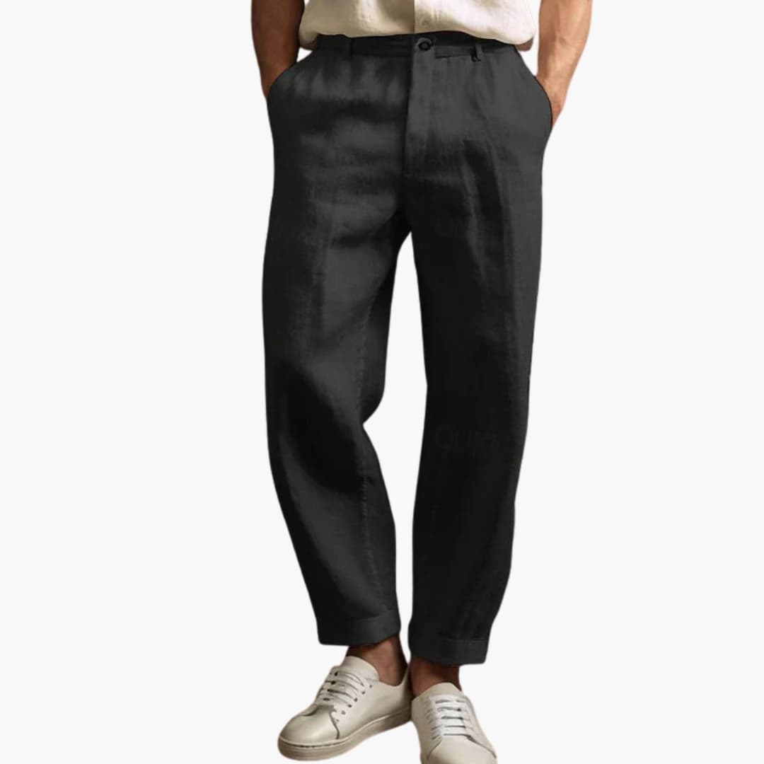 Men's Elastic Waist Summer Pants Regular Fit