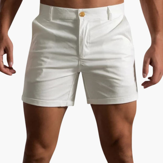 Men's Summer Shorts Button Closure Belt Loops - Vonnera