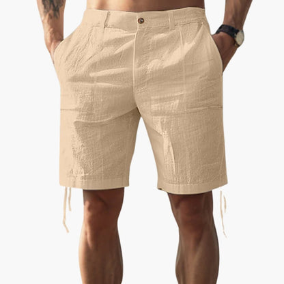 Men's Elastic Waist Straight Shorts - Vonnera