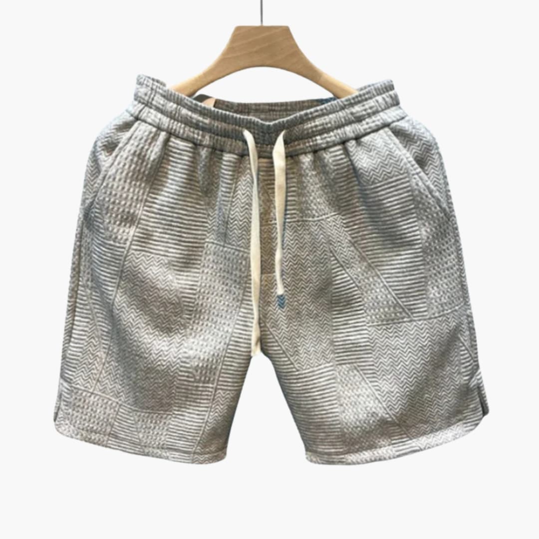 Men's Elastic Waist Shorts Drawstring