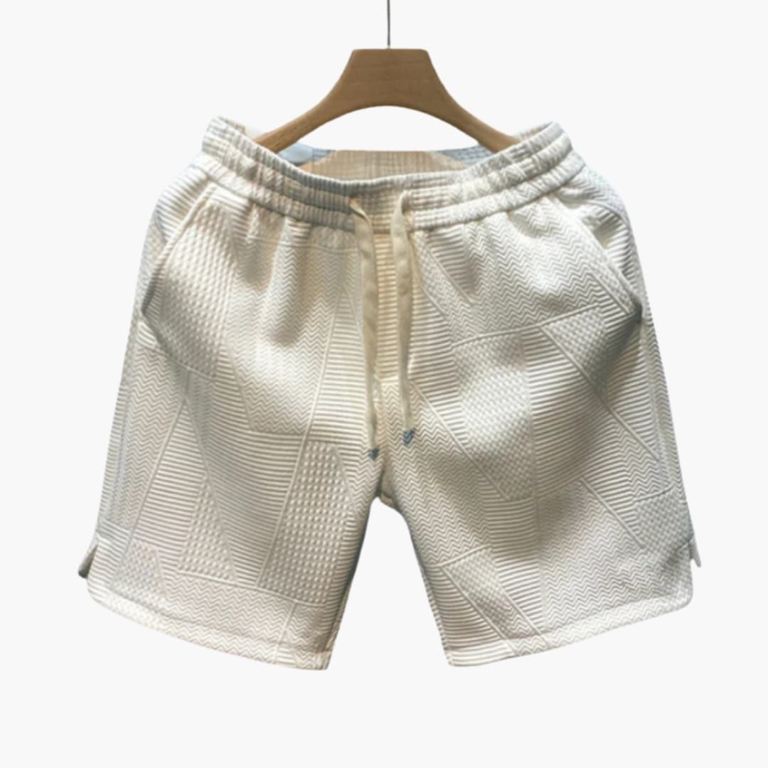 Men's Elastic Waist Shorts Drawstring