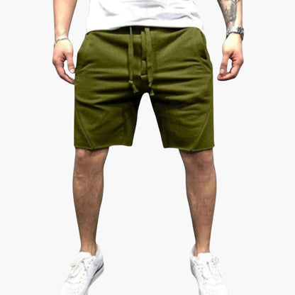 Men's Straight Leg Shorts Elastic Waistband - Vonnera