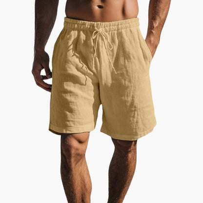 Men's Swim Shorts Elastic Drawstring Waist