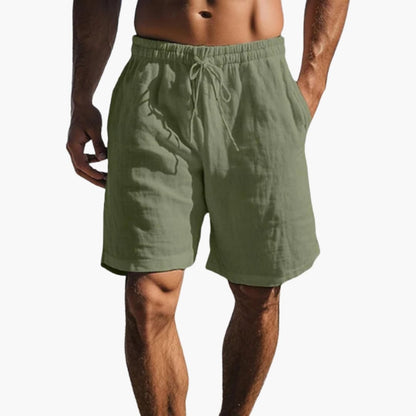 Men's Swim Shorts Elastic Drawstring Waist