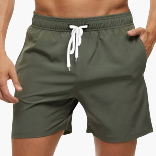Men's Quick-Drying Swim Shorts Elastic Waistband - Vonnera