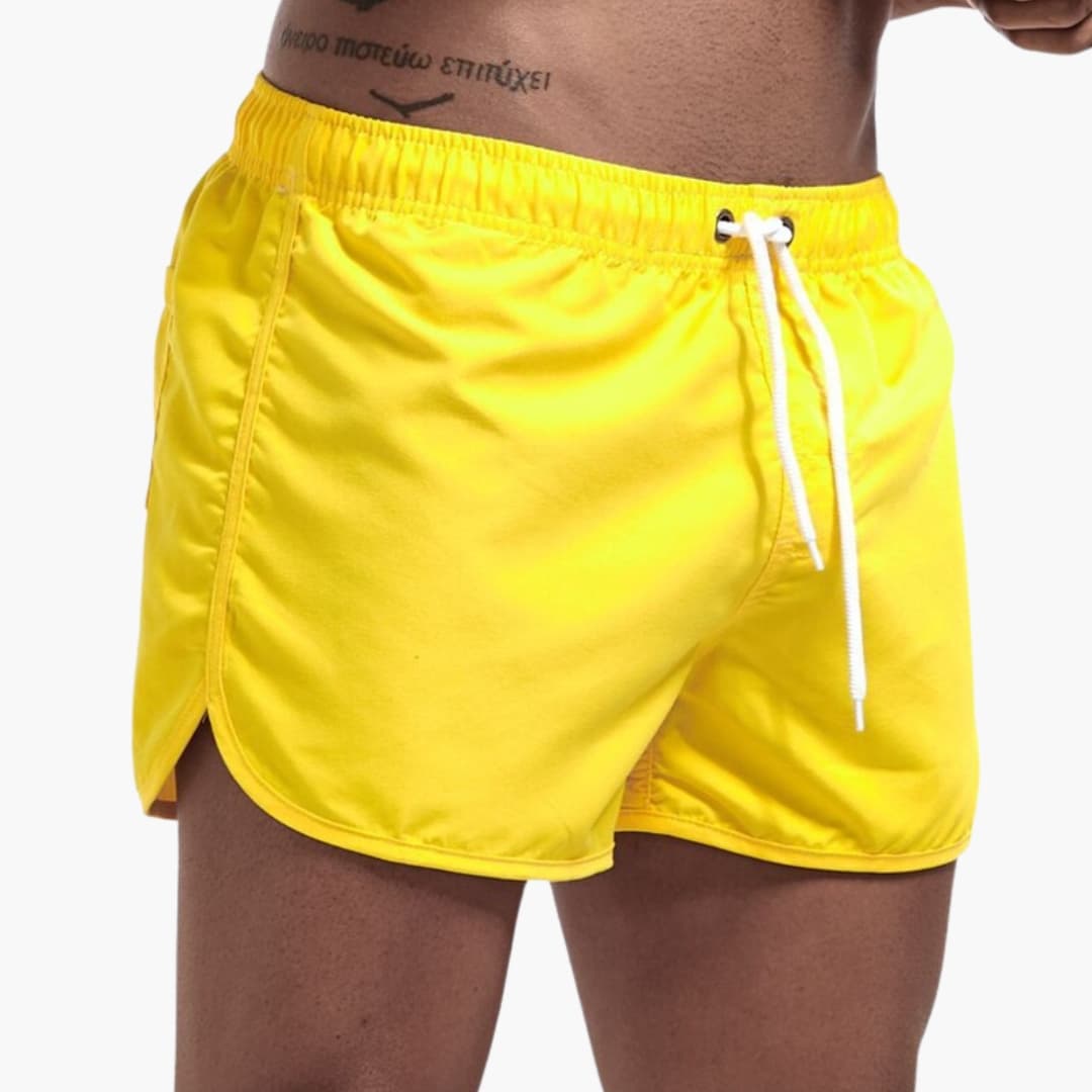 Men's Swim Trunks Elastic Drawstring Waist