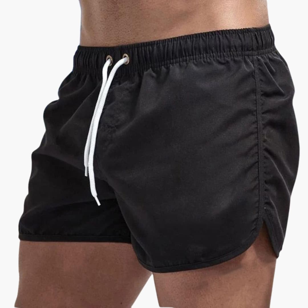 Men's Swim Trunks Elastic Drawstring Waist