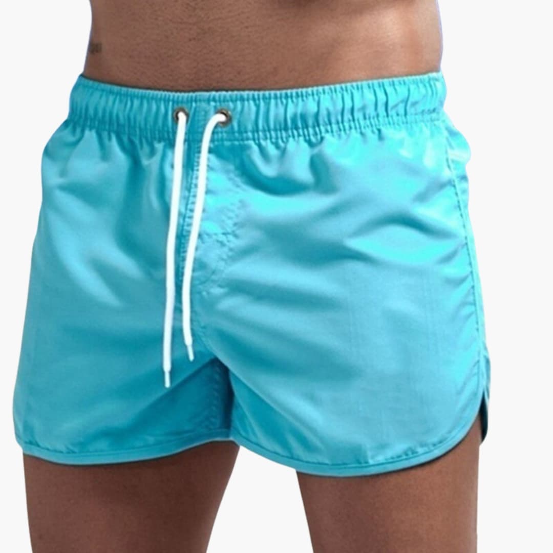 Men's Swim Trunks Elastic Drawstring Waist