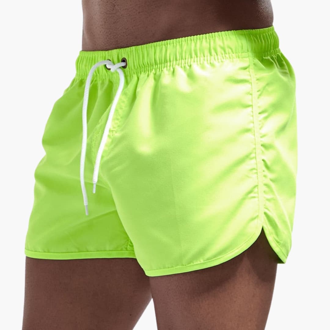 Men's Swim Trunks Elastic Drawstring Waist