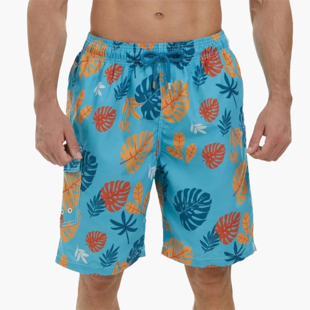 Men's Swim Trunks Elastic Waistband - Vonnera