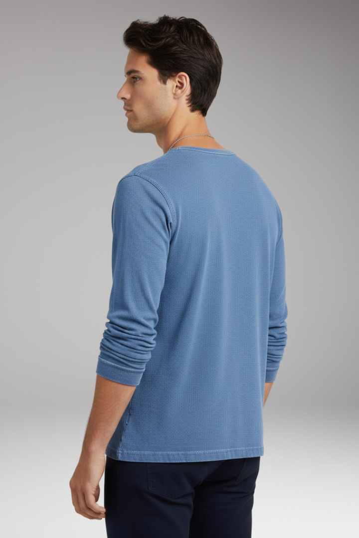 Men's Casual T-Shirt Cotton Round NeckPocket