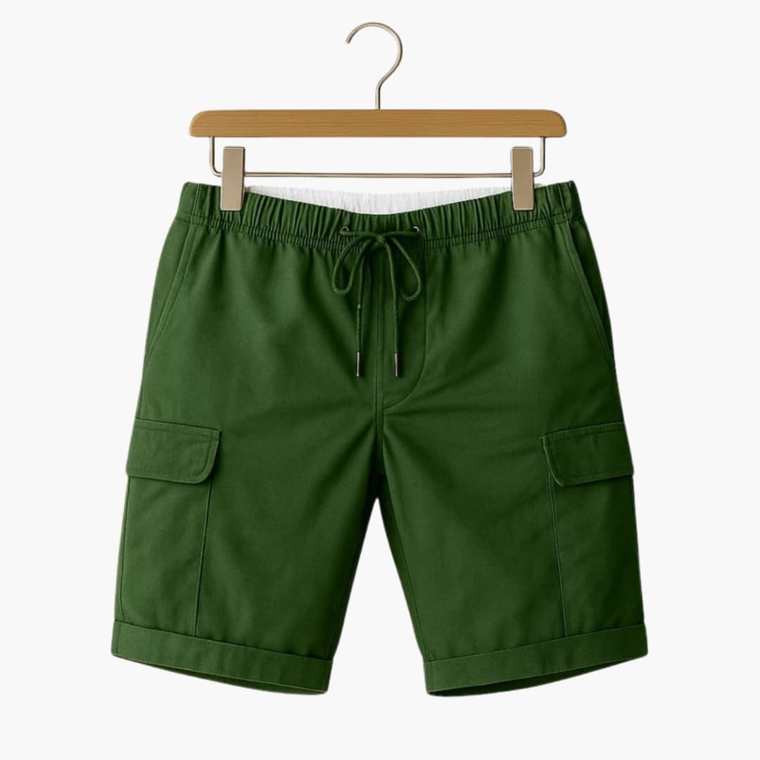 Men's Cargo Shorts Elastic Waist Drawstring - Vonnera