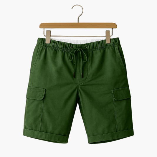 Men's Cargo Shorts Elastic Waist Drawstring - Vonnera