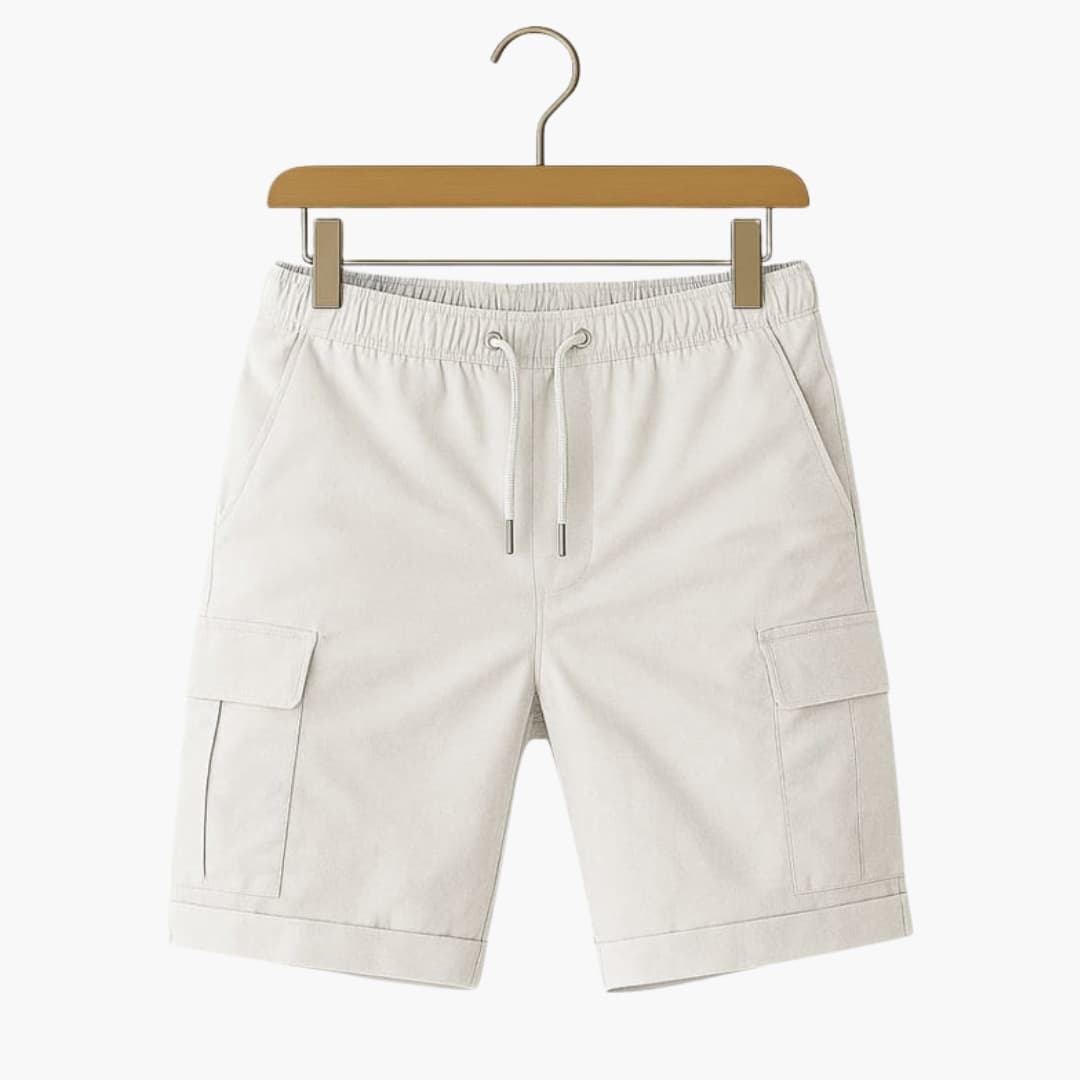 Men's Cargo Shorts Elastic Waist Drawstring