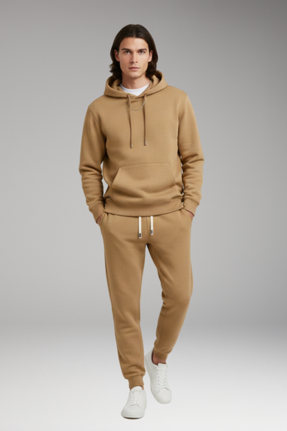 Men's Hoodie Tracksuit Set Tapered Joggers