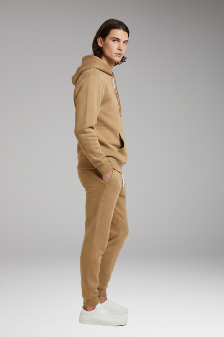Men's Hoodie Tracksuit Set Tapered Joggers