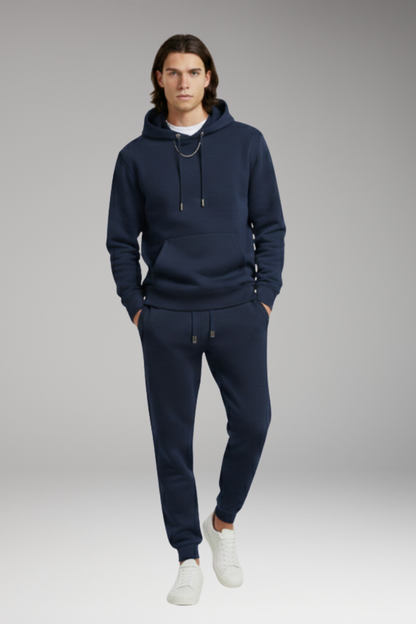 Men's Hoodie Tracksuit Set Tapered Joggers