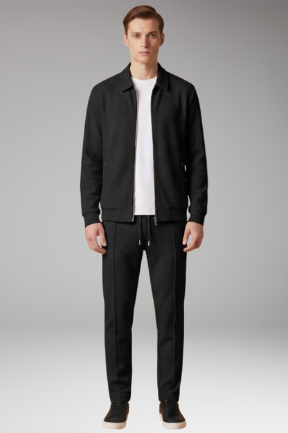 Men's Zip Up Tracksuit Straight Leg Pants
