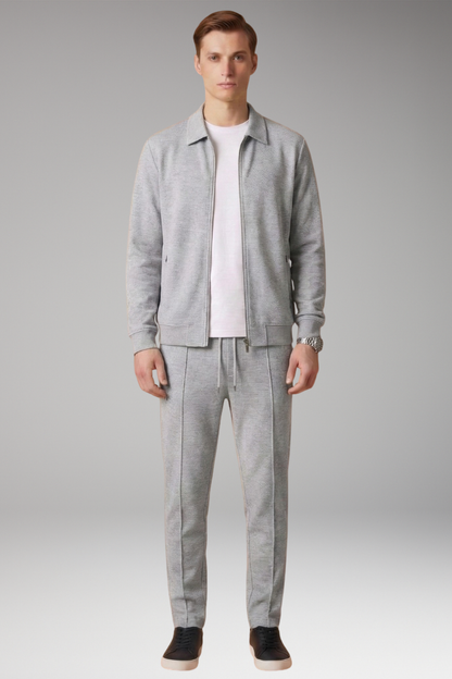 Men's Zip Up Tracksuit Straight Leg Pants
