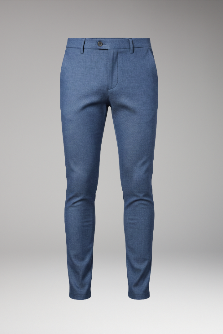 Men's Slim Fit Stretch Trousers - Vonnera