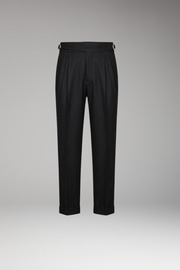 Men's High Waist Trousers Adjustable Buckle - Vonnera