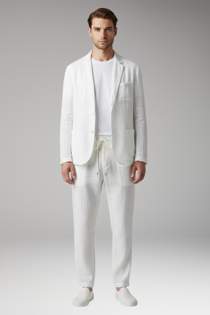 Men's Blazer Suit Elastic Pants