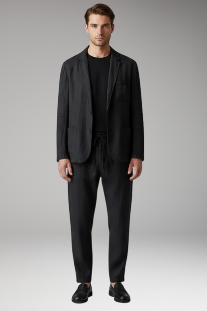 Men's Blazer Suit Elastic Pants